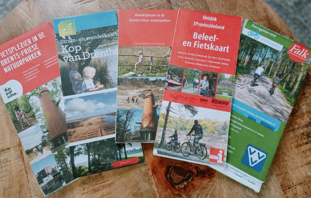 4P Chalet Tolve Met 4 Fietsen Vlakbij Natuurgebieden Drents Friese Wold, Fochteloerveen En Gevangenisdorp Veenhuizen Oosterwolde  Εξωτερικό φωτογραφία