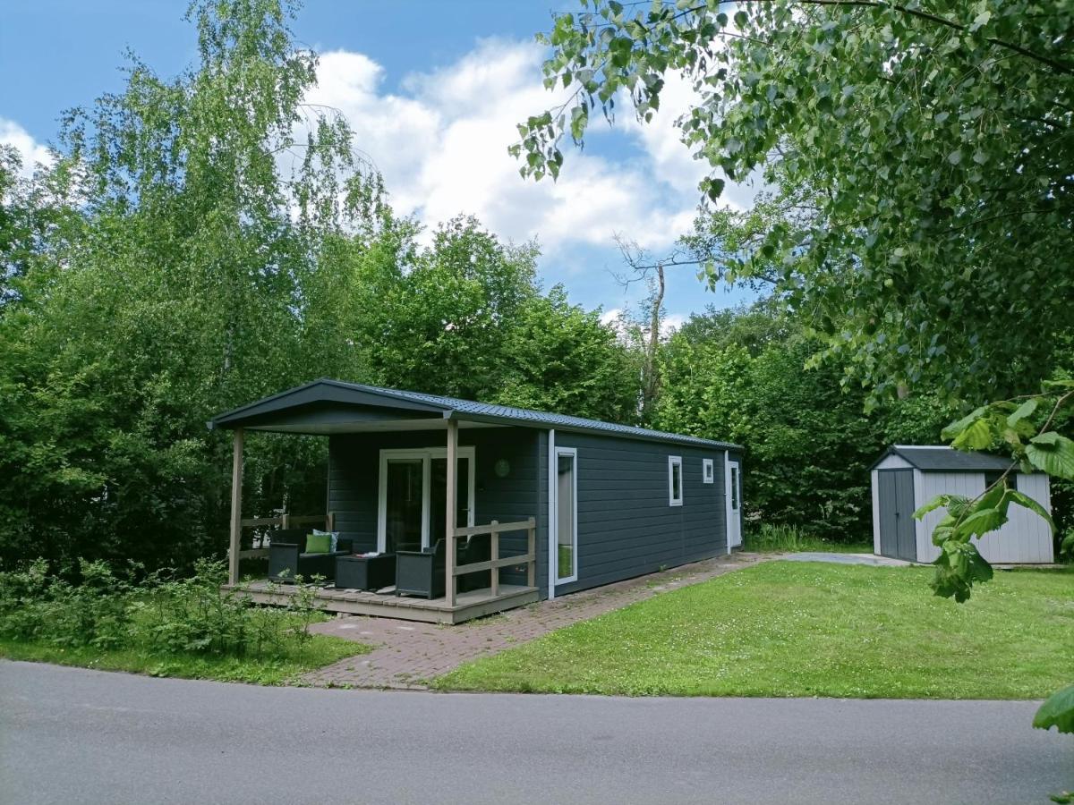4P Chalet Tolve Met 4 Fietsen Vlakbij Natuurgebieden Drents Friese Wold, Fochteloerveen En Gevangenisdorp Veenhuizen Oosterwolde  Εξωτερικό φωτογραφία
